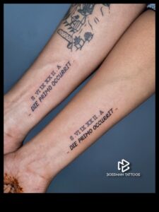 Epic Ink: Couple Tattoos Illustrating Timeless Love Narratives