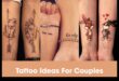 Dual Delight: Couple Tattoos Celebrating Love's Journey